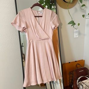 Express faux wrap dress